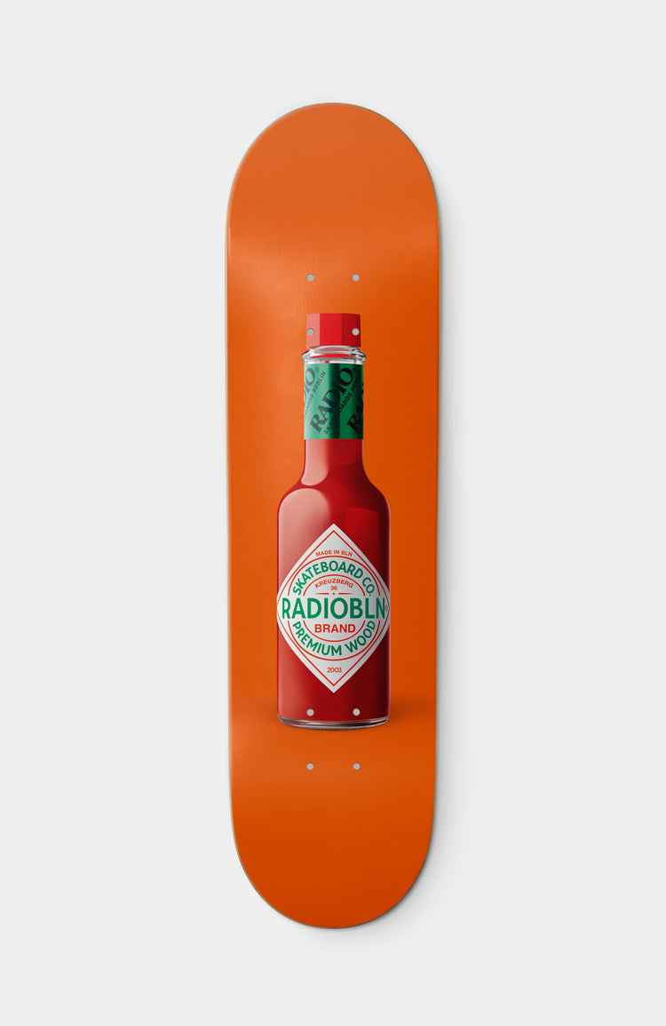 Radio Skateboards Hot Sauce Skateboard Deck